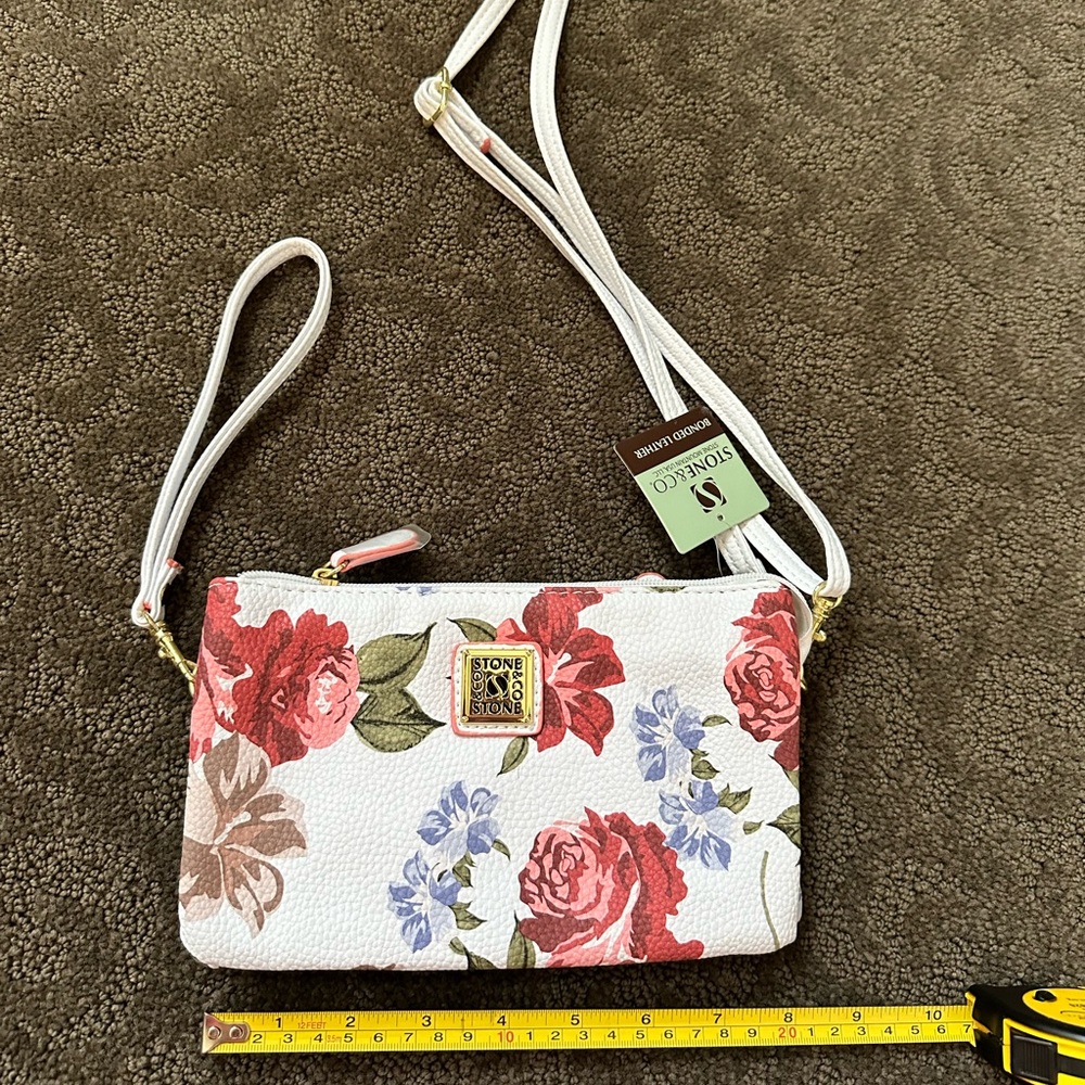 Stone & Co flower Purse Pocketbook